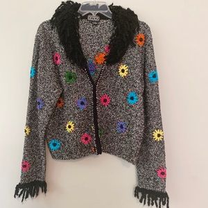 Vintage 90s clueless/teacher sweater cardigan